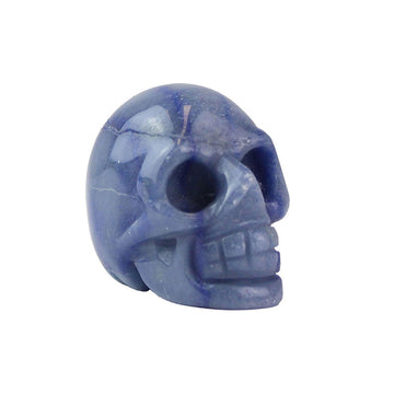 Blue Quartz Skull